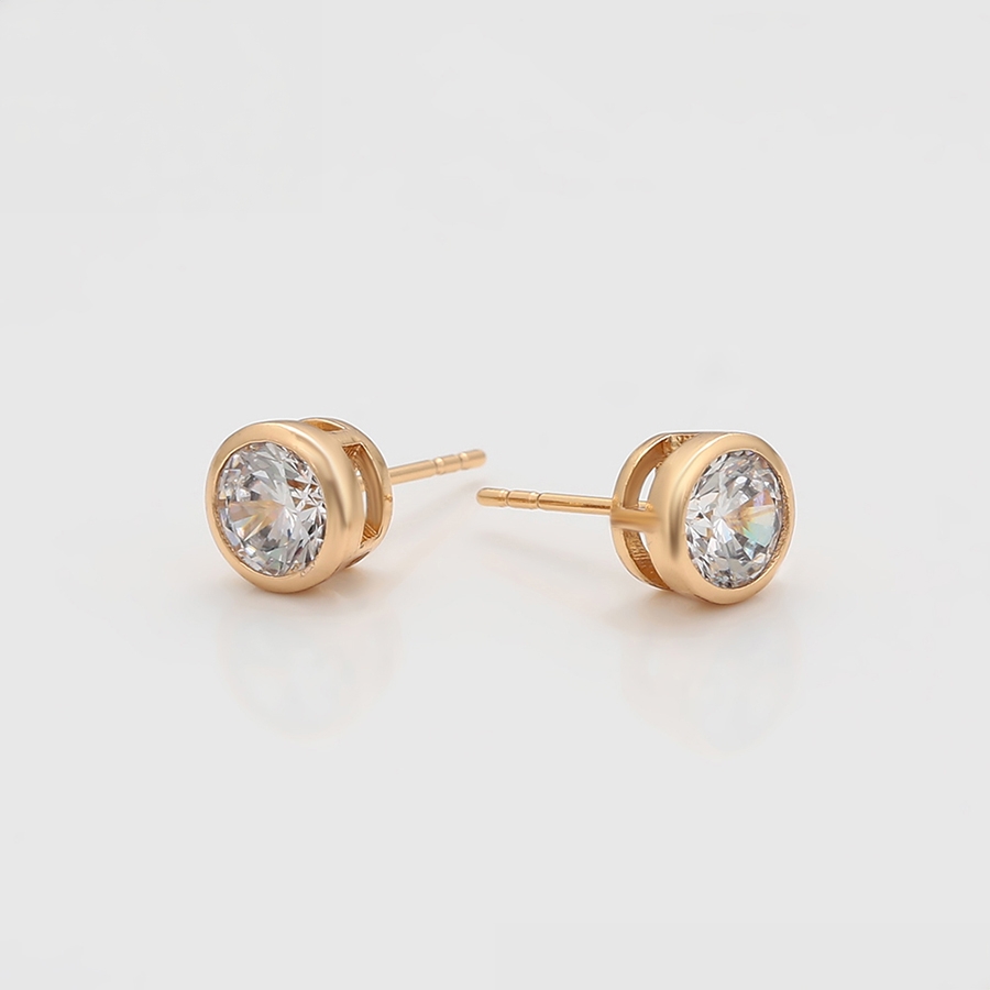 Simple 18K Gold Color Earring - Image 4