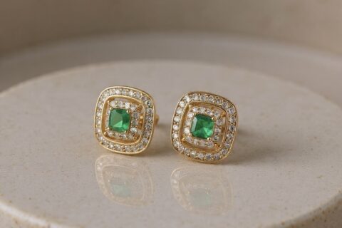 Minimal Dot Stud Earrings-ZE-ST-2