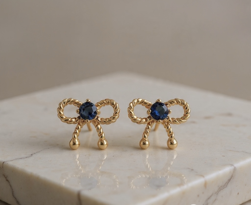 Anti Tarnish Stud Earrings-ZE-ST-31