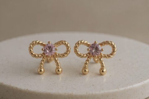 Waterproof Daily Wear Stud Earrings-ZE-ST-32