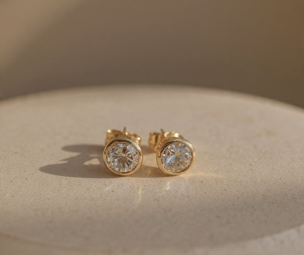 Classic Cute Stud Earrings-ZE-ST-35