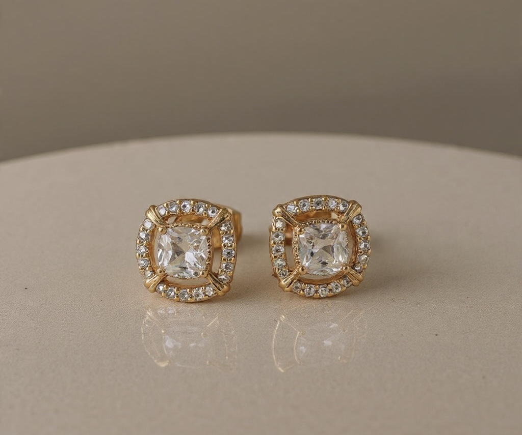 Elegant Small Stud Earrings-ZE-ST-6