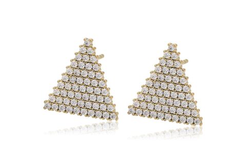 Daily wear fashion elegant 14K gold color earring