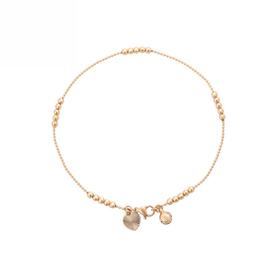 Daily wear fashion elegant 18K gold color anklet