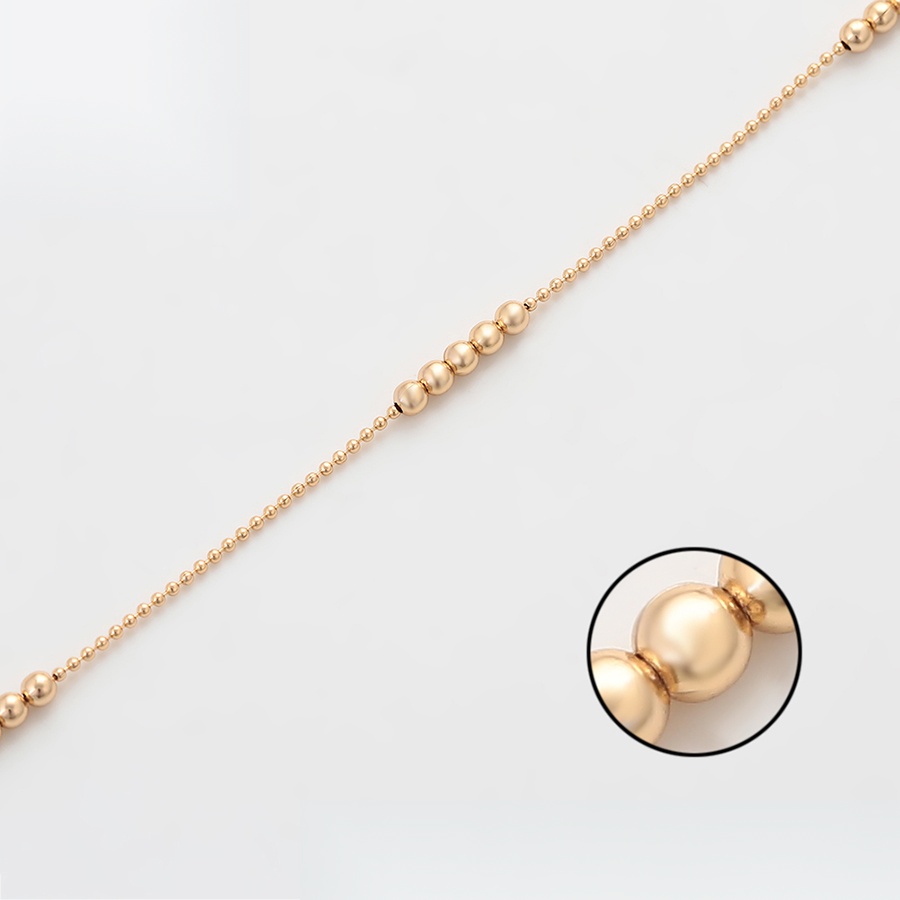 Daily wear fashion elegant 18K gold color anklet - Image 5