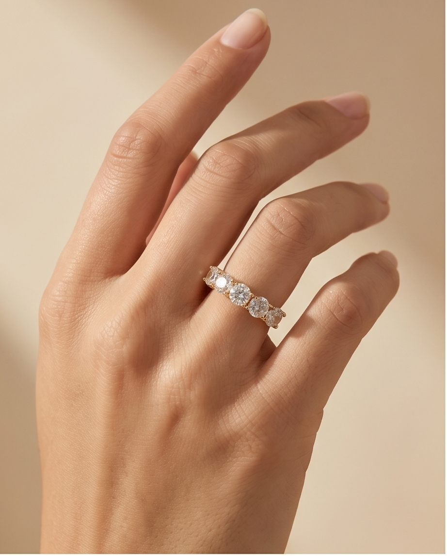 Premium Daily Wear Ring – Multi stone