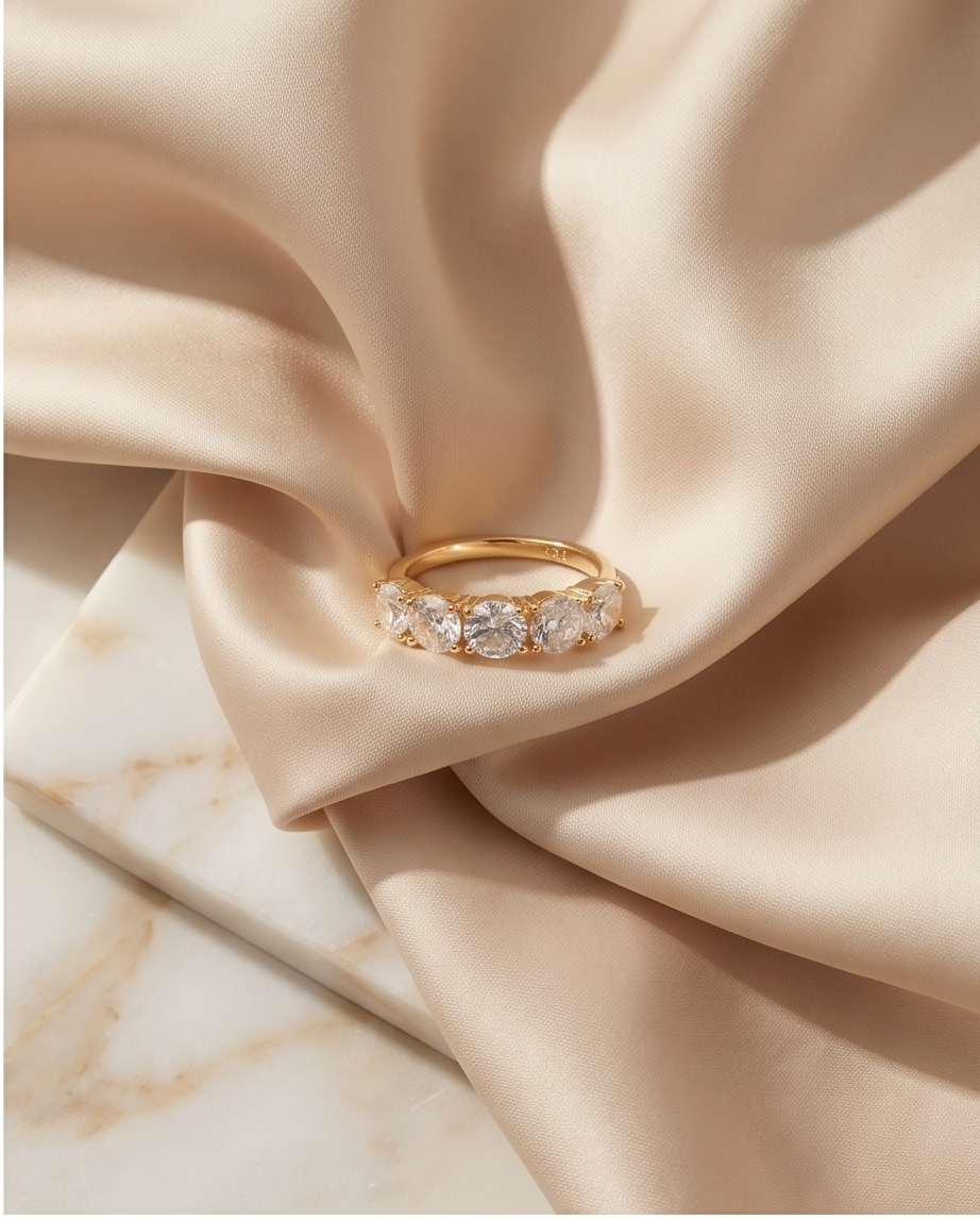 Premium Daily Wear Ring – Multi stone - Image 4