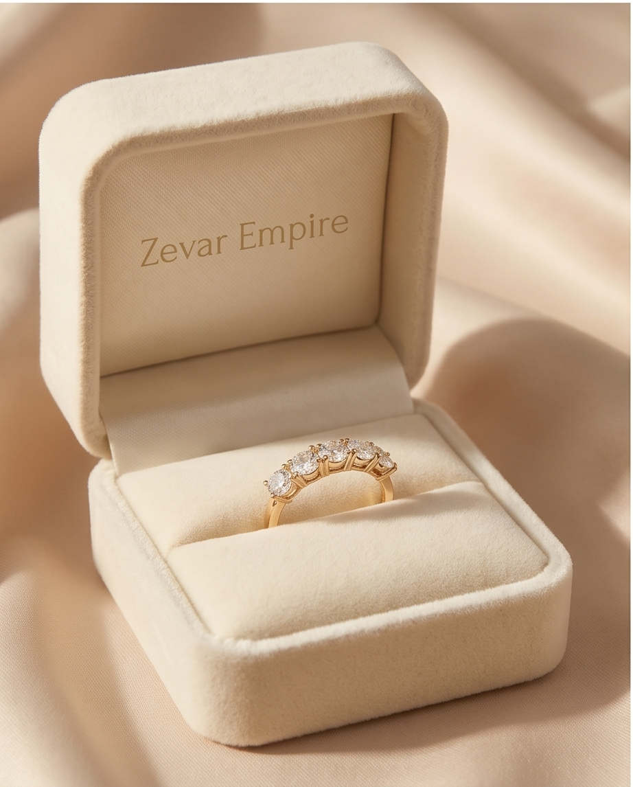 Premium Daily Wear Ring – Multi stone - Image 2