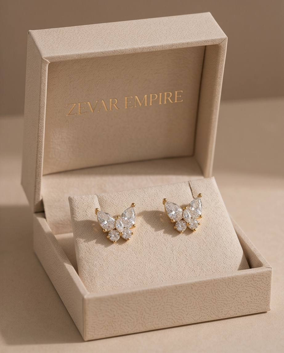 Cute Mini Stud Earrings for daily wear - Image 2