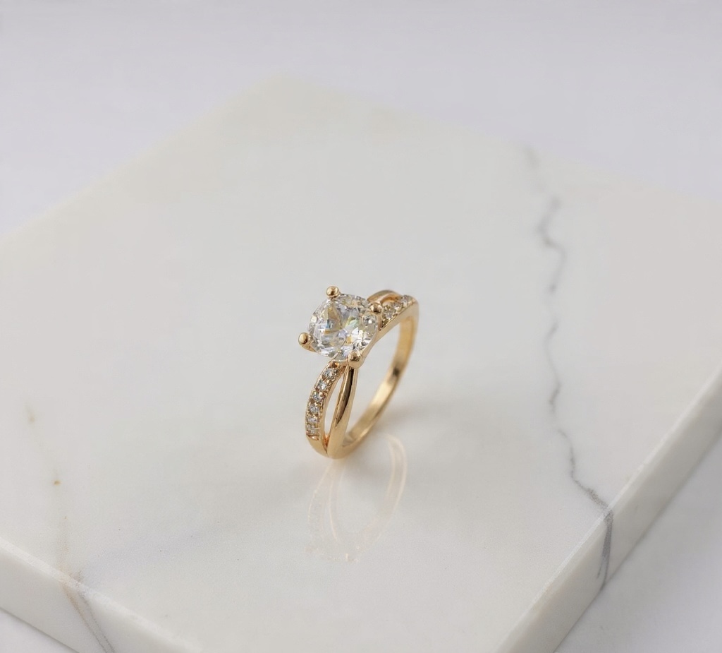 Luxury Daily Wear Gold Plated Ring - ZE-R-15 - Image 2