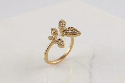 18K Gold Plated Daily Wear Ring - ZE-R-3