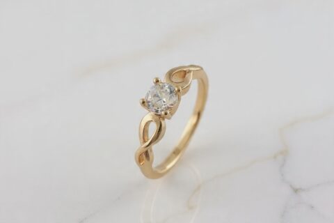 Premium Gold Plated Band Ring – Daily Wear - ZE-R-30