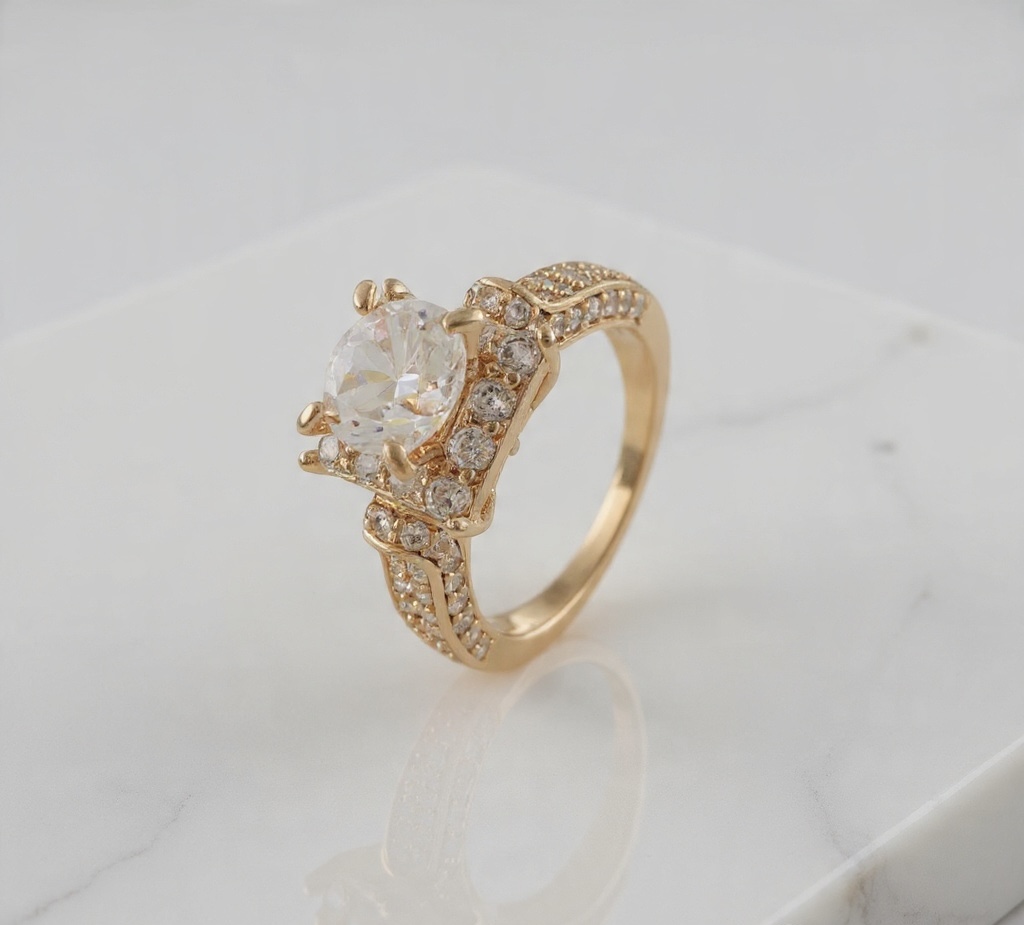 Everyday Shine Ring – 18K Gold Plated - ZE-R-8