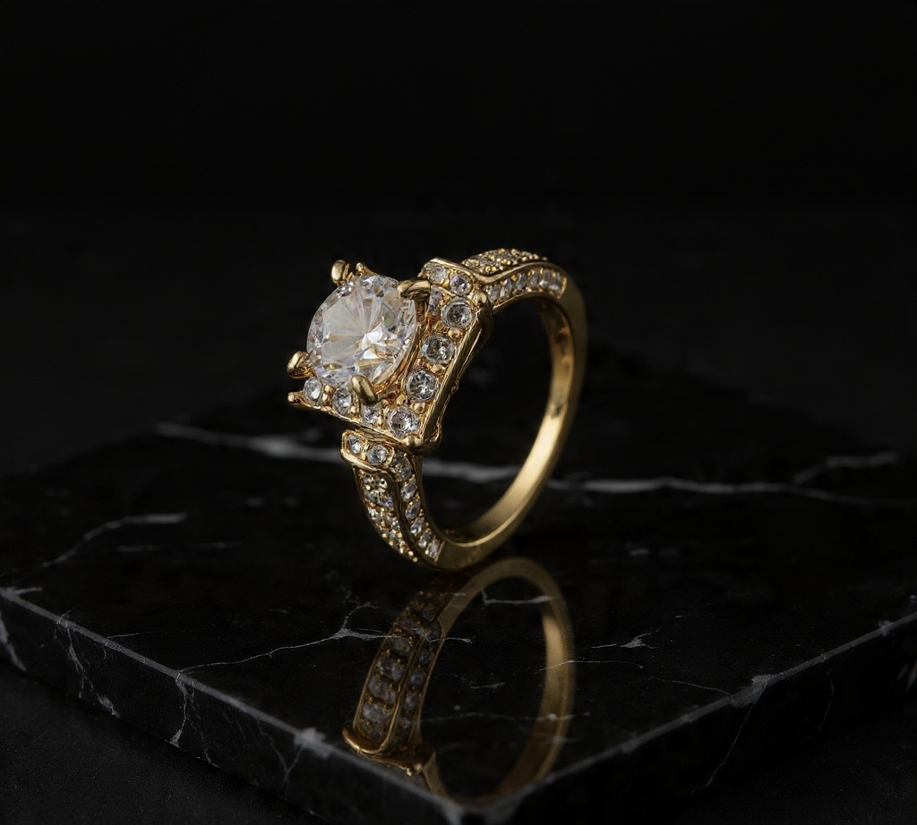 Everyday Shine Ring – 18K Gold Plated - ZE-R-8 - Image 2