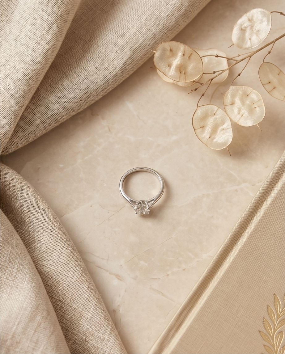 Elegant Daily wear minimal silver color ring - Image 2