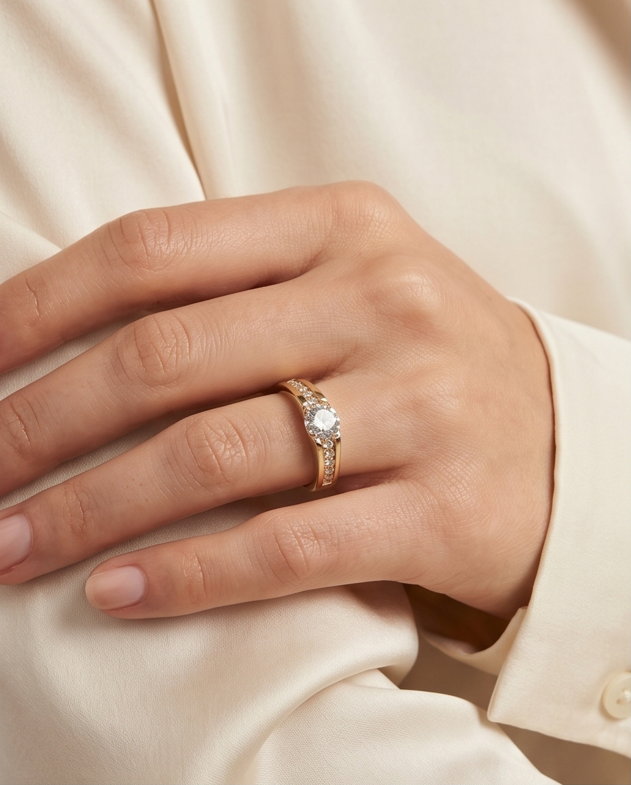 Daily wear diamond ring